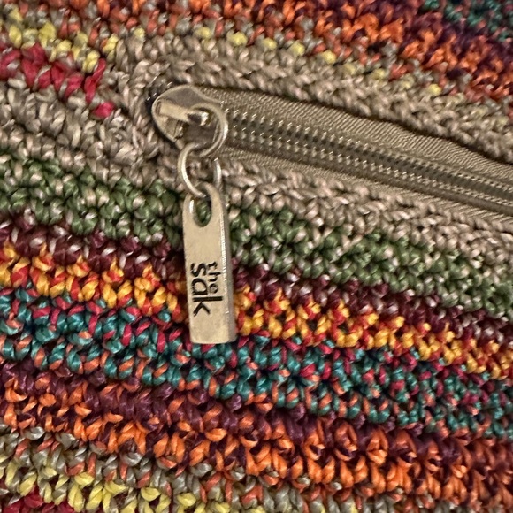 The Sak multi colored crotchet purse. Red interior in good condition. Preowned - Picture 4 of 7